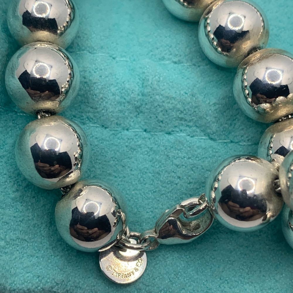 FIRM - Authentic & Rare 35โ Long Tiffany & Co Hardwear Ball Necklace - Picture 9 of 13